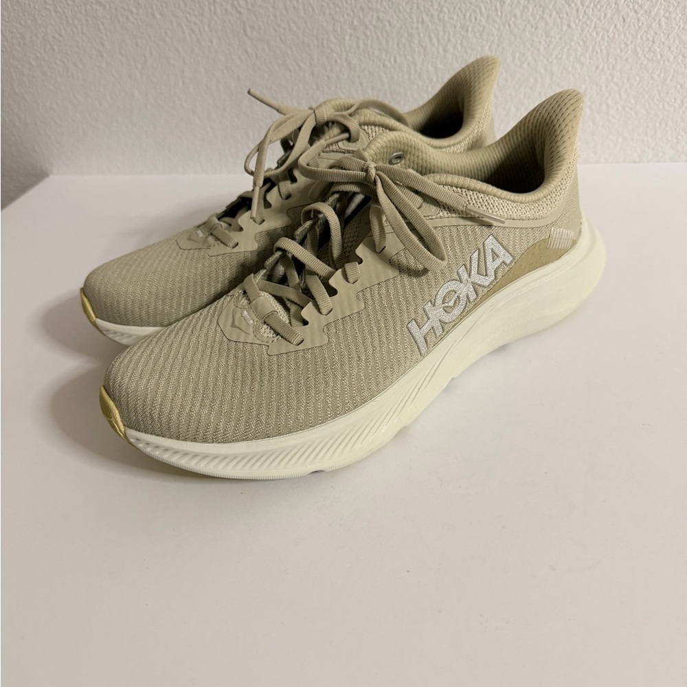 Hoka M Solimar Mens Size 9 D 1123074 ORF Shoes Sneakers Authentic Oyster - Picture 5 of 11